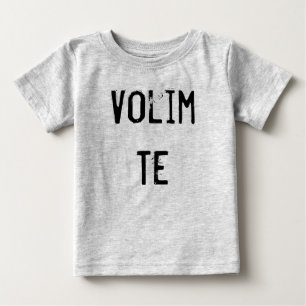 Volim Te ベビーTシャツ