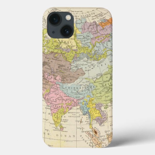 VolkerkarteフォンAsien -アジアの地図 Case-Mate iPhoneケース (裏面)