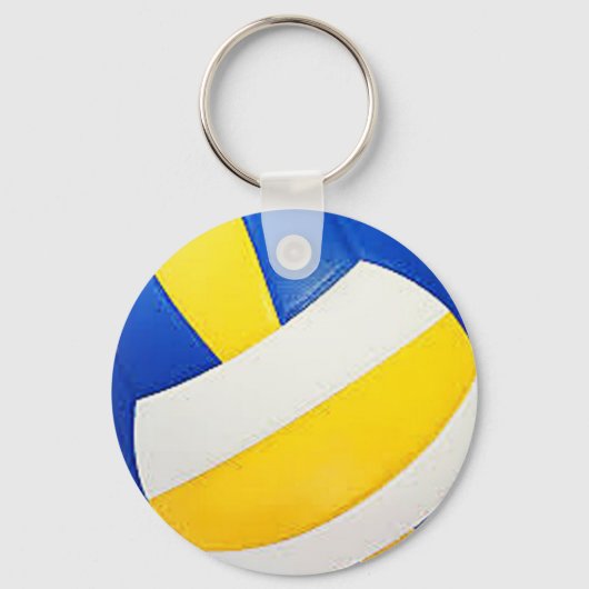 「Volley Ball」デザインギフトと商品 キーホルダー (正面)