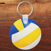 「Volley Ball」デザインギフトと商品 キーホルダー (正面)