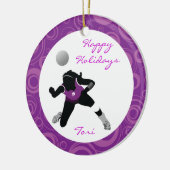 VolleyBallオーナメントPersonalize Digger セラミックオーナメント (左)