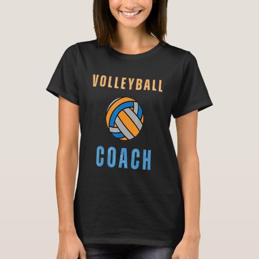 Volleyball Assistant Coach Mom Sport Team Coaching Tシャツ (正面)