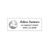 Volleyball Ball Return Address セルフインキングスタンプ (デザイン)