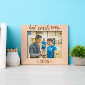 Volleyball Best Coach Ever Custom Year レーザー彫刻フレーム