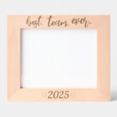 Volleyball Best Team Ever Custom Year レーザー彫刻フレーム (正面)