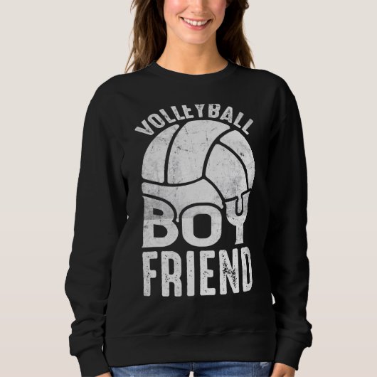 Volleyball Boyfriend Coach Fan Player  1 スウェットシャツ (正面)