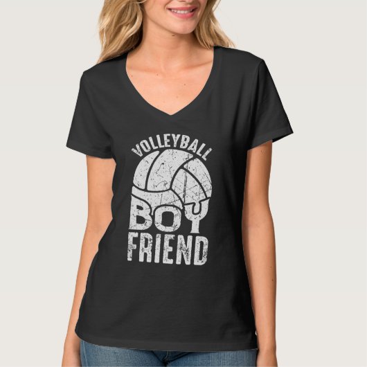 Volleyball Boyfriend Coach Fan Player Tシャツ (正面)