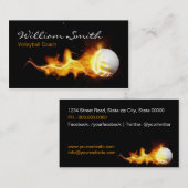 Volleyball Coach Business card 名刺 (正面/裏面)