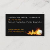 Volleyball Coach Business card 名刺 (裏面)