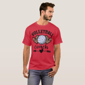Volleyball Coach Womens Volleyball Coach Game frie Tシャツ (正面フル)