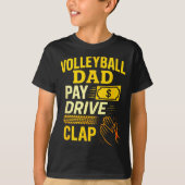 Volleyball Dad - Funny Proud Father Player  Tシャツ (正面)
