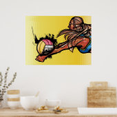 Volleyball DIGG Poster ポスター (キッチン)