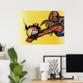Volleyball DIGG Poster ポスター (ホームオフィス)