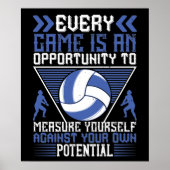 Volleyball -Every Game Is An Opportunity ポスター (正面)