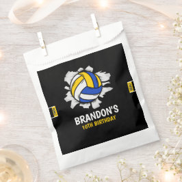 Volleyball Fun Birthday Boy フェイバーバッグ