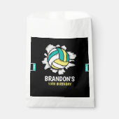 Volleyball Fun Birthday Boy フェイバーバッグ (正面)