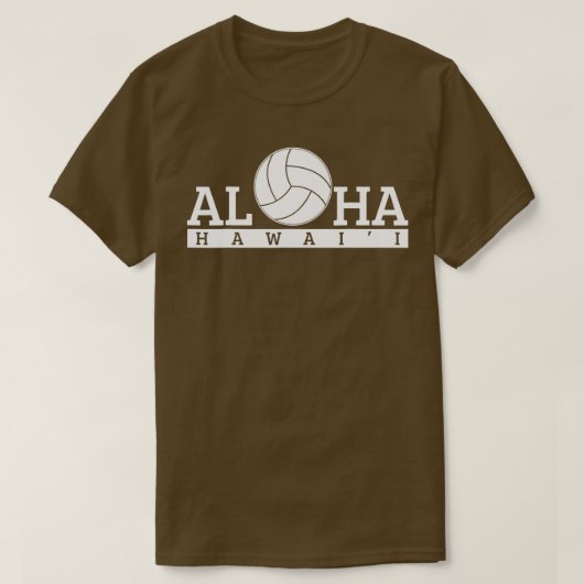 Volleyball Hawaii Hawaiian Beach Aloha Gift 1  Tシャツ (デザイン正面)