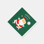 Volleyball Holiday Party スタンダードカクテルナプキン (角)