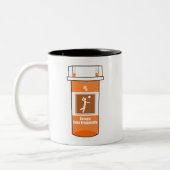 Volleyball Is My Drug ツートーンマグカップ (左)