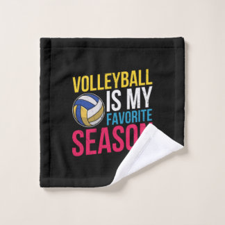 Volleyball Is My Favorite Season ウォッシュタオル