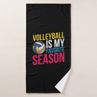 Volleyball Is My Favorite Season バスタオル