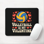 Volleyball Is My Valentine Romantic Valentines Day マウスパッド (マウス)