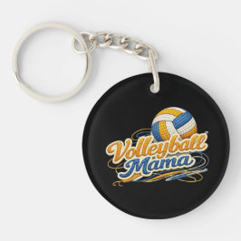 Volleyball Mama Personalized Keychain キーホルダー