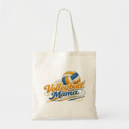 Volleyball Mama Tote Bag (Retro Script) トートバッグ