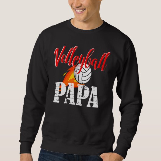 Volleyball Papa Volleyball スウェットシャツ (正面)