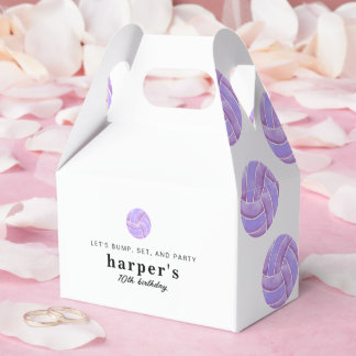 Volleyball Party Favor Boxes フェイバーボックス