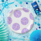 Volleyball Party Paper Plate ペーパープレート (パーティー)