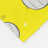 Volleyball Pattern Design フリースブランケット (角)