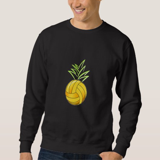 Volleyball pineapple for Volleyball player スウェットシャツ (正面)