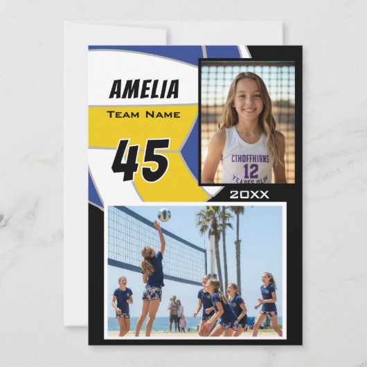 Volleyball Player 2 Photo Memory Mate (正面)