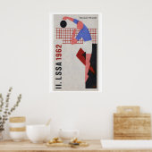 Volleyball Player Jumping - Matchbox Print - Czech ポスター (キッチン)