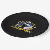 Volleyball Player | Practice Like A Champion ペーパープレート (アングル)