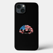 Volleyball player USA flag Case-Mate iPhoneケース (裏面)