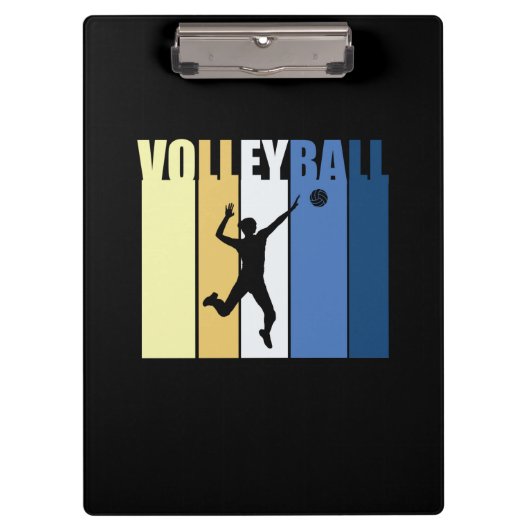 Volleyball Player | Vintage Volleyball Girls クリップボード (正面)