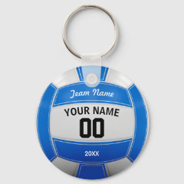 Volleyball Player's Name Year Team Blue キーホルダー