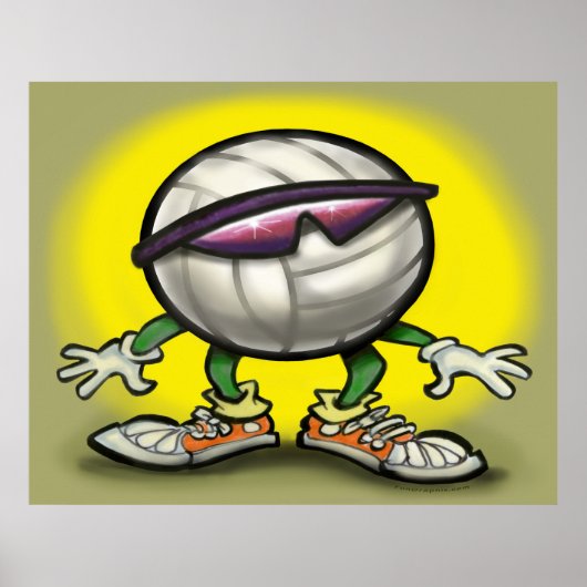 Volleyball Poster ポスター (正面)