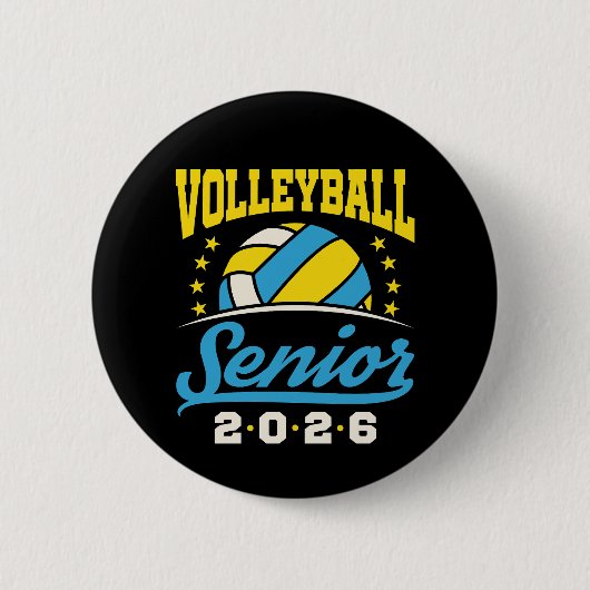 Volleyball Senior 2026  缶バッジ (正面)