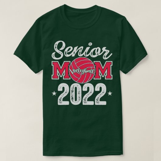Volleyball Senior Mom 2022 Parent  Tシャツ (デザイン正面)