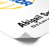 Volleyball Senior Night Poster for Signatures ポスター (角)