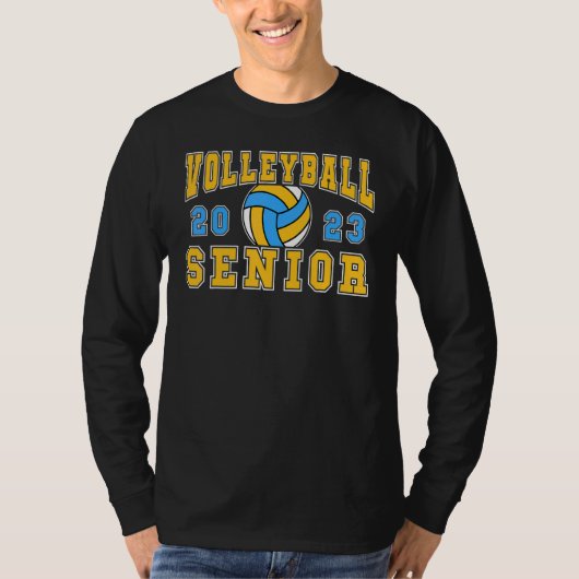 Volleyball Senior Night Volleyball Senior 2023 Gra Tシャツ (正面)