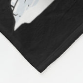 Volleyball Snowman Christmas Tree Lights Xma T Shi フリースブランケット (角)