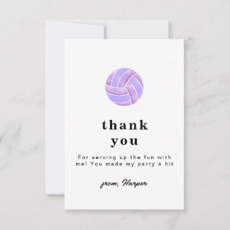 Volleyball Thank You Card サンキューカード