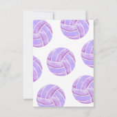 Volleyball Thank You Card サンキューカード (裏面)