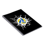 Volleyball Themed ノートブック (右側)