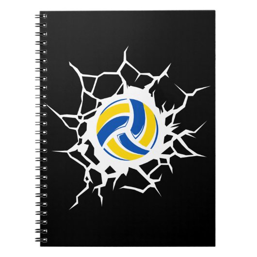 Volleyball Themed ノートブック (正面)