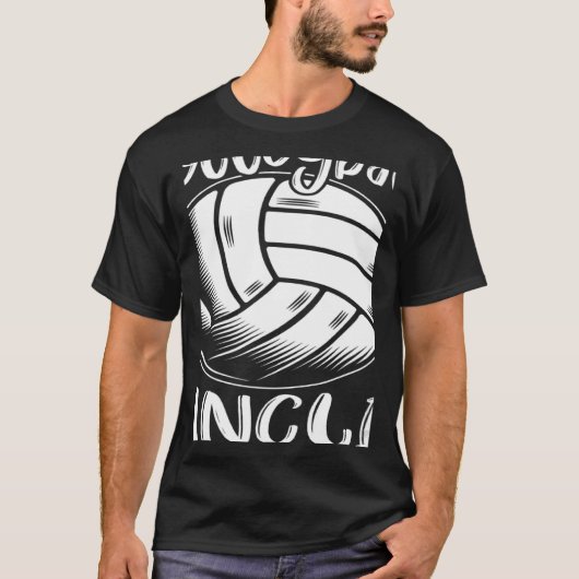 Volleyball Uncle For Family Matching Players Team  Tシャツ (正面)
